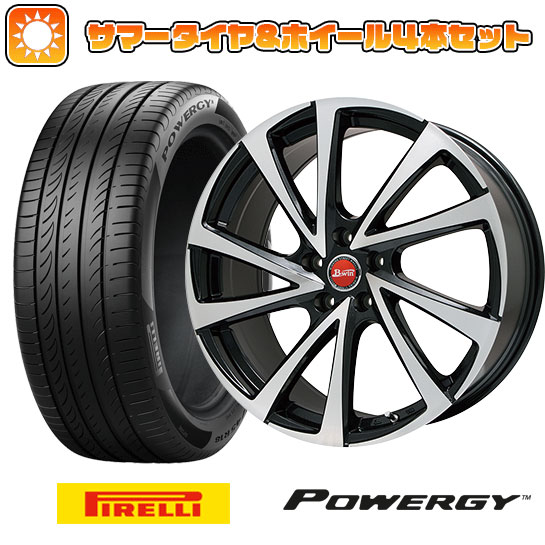 【取付対象】235/35R19 夏タイヤ ホイール4本セット PIRELLI パワジー (5/114車用) BIGWAY B-WIN ヴェノーザ10 19インチ【送料無料】