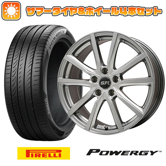 【取付対象】215/65R16 夏タイヤ ホイール4本セット PIRELLI パワジー (5/114車用) ブランドル N52 16インチ【送料無料】