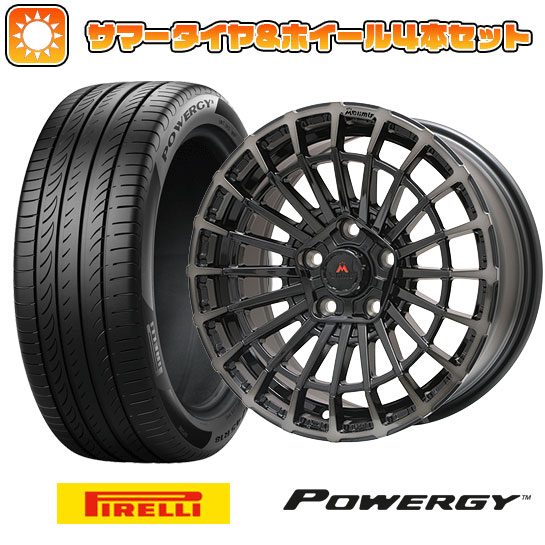 【取付対象】215/65R16 夏タイヤ ホイール4本セット PIRELLI パワジー (5/114車用) エムクライム ノマド 16インチ【送料無料】