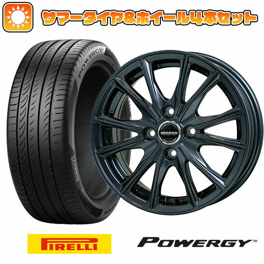 【取付対象】205/45R17 夏タイヤ ホイール4本セット (4/100車用) PIRELLI パワジー ホットスタッフ ヴァーレン W05 17インチ【送料無料】