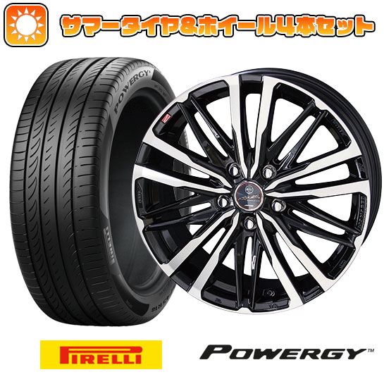 【取付対象】205/55R16 夏タイヤ ホイール4本セット PIRELLI パワジー (5/114車用) KYOHO スマック クレスト 16インチ【送料無料】