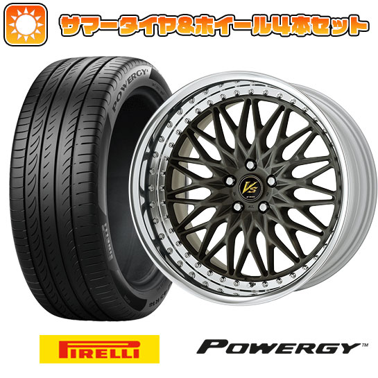 【取付対象】235/35R19 夏タイヤ ホイール4本セット PIRELLI パワジー (5/114車用) WORK VS VS-XV 19インチ【送料無料】