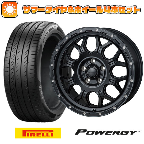 【取付対象】215/65R16 夏タイヤ ホイール4本セット PIRELLI パワジー (5/114車用) MONZA HI-BLOCK ジェラード 16インチ【送料無料】