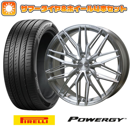 【取付対象】225/40R19 夏タイヤ ホイール4本セット PIRELLI パワジー (5/114車用) ホットスタッフ トラフィックスターフォージド TSF-03 19インチ(送料無料)