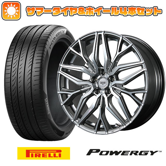 【取付対象】225/55R19 夏タイヤ ホイール4本セット PIRELLI パワジー (5/114車用) トピー ドルフレン ヴァーゲル 19インチ(送料無料)