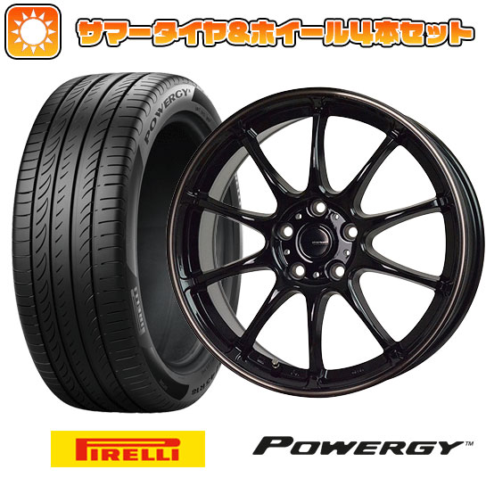 【取付対象】215/60R16 夏タイヤ ホイール4本セット PIRELLI パワジー (5/114車用) HOT STUFF ジースピード P-07 16インチ【送料無料】