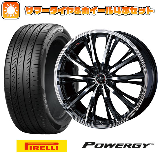 215/65R16 夏タイヤ ホイール4本セット PIRELLI パワジー (5/114車用) ウェッズ レオニス RT 16インチ