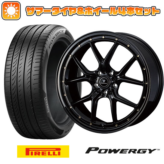 【取付対象】215/45R18 夏タイヤ ホイール4本セット PIRELLI パワジー (5/114車用) WEDS ノヴァリス アセット S1 18インチ【送料無料】