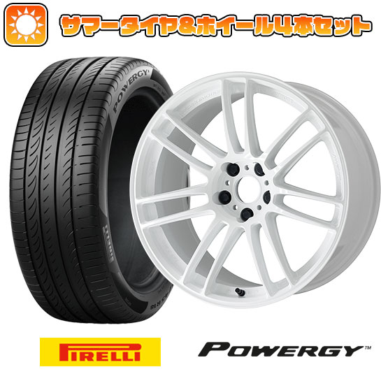 【取付対象】235/35R19 夏タイヤ ホイール4本セット PIRELLI パワジー (5/114車用) ワーク エモーション ZR7 19インチ(送料無料)