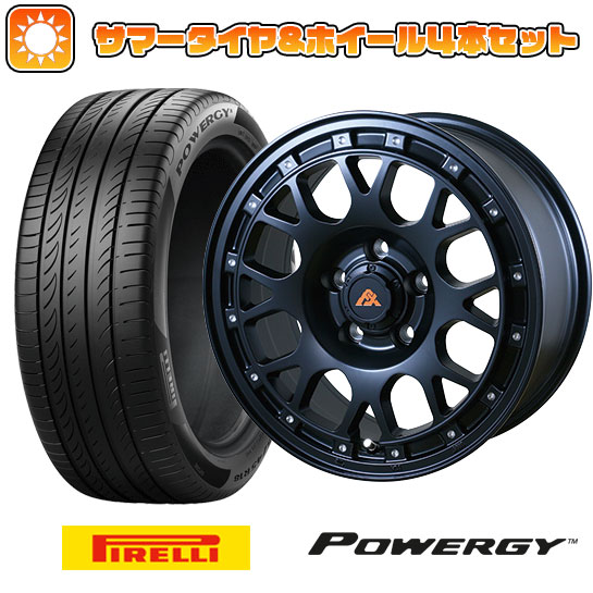 【取付対象】215/65R16 夏タイヤ ホイール4本セット PIRELLI パワジー (5/114車用) アルジェノン フェニーチェ クロスXC8 16インチ【送料無料】