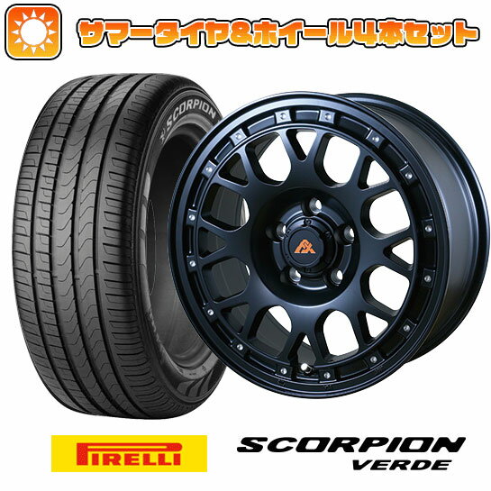 【取付対象】215/70R16 夏タイヤ ホイール4本セット PIRELLI スコーピオン ヴェルデ (5/114車用) アルジェノン フェニーチェ クロスXC8 16インチ【送料無料】