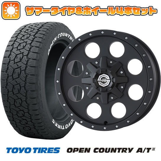 エントリーしてタイヤ交換チケット同時購入でポイント10倍!225/70R16 夏タイヤ ホイール4本セット TOYO OPEN COUNTRY A/T III (5/114車用) SOLID RACING Iメタル X 16インチ