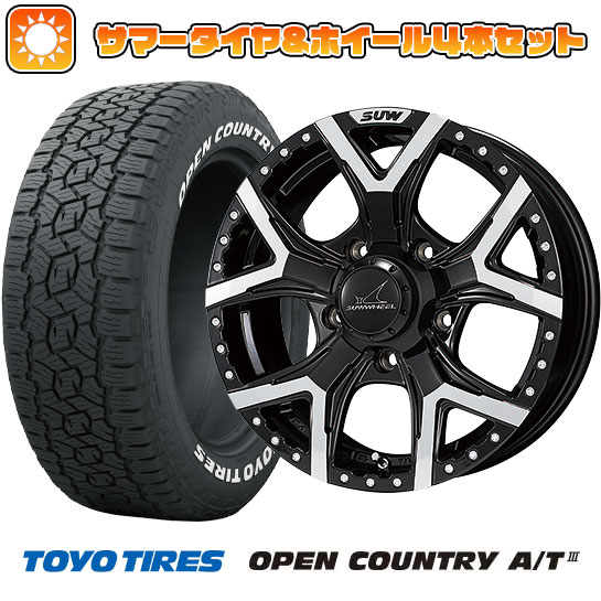 175/80R16 夏タイヤ ホイール4本セット ジムニー TOYO オープンカントリー A/T III RWL/RBL クライメイト SUW フォルテ 16インチ