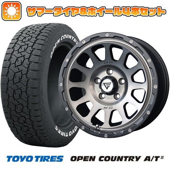 【取付対象】215/70R16 夏タイヤ ホイール4本セット TOYO オープンカントリー A/T III RWL/RBL (5/114車用) デルタフォース オーバル 16インチ【送料無料】