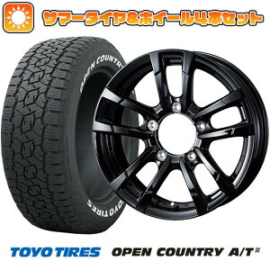 【取付対象】215/75R15 夏タイヤ ホイール4本セット ジムニーシエラ TOYO OPEN COUNTRY A/T III WEDS プロディータ プロディータ HC2 ブラック 15インチ【送料無料】