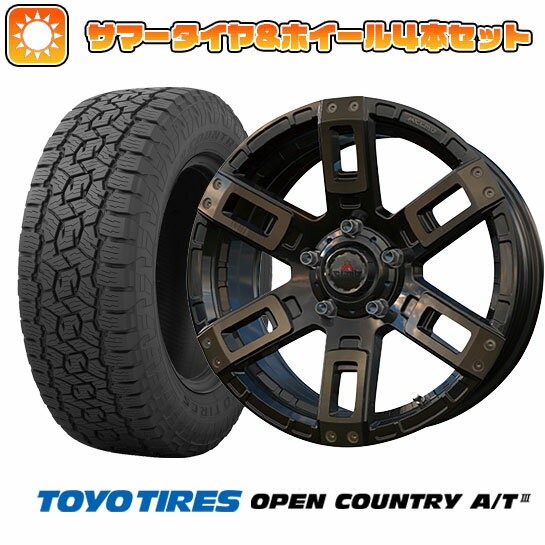 【取付対象】215/70R16 夏タイヤ ホイール4本セット TOYO OPEN COUNTRY A/T III RBL (5/114車用) MCLIMB カノン 16インチ【送料無料】
