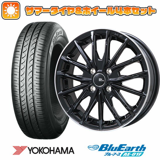 ytΏہz205/55R16 ă^C zC[4{Zbg YOKOHAMA u[A[X AE-01F (5/114ԗp) BRANDLE-LINE DF-10M OXubN/|bV 16C`yz