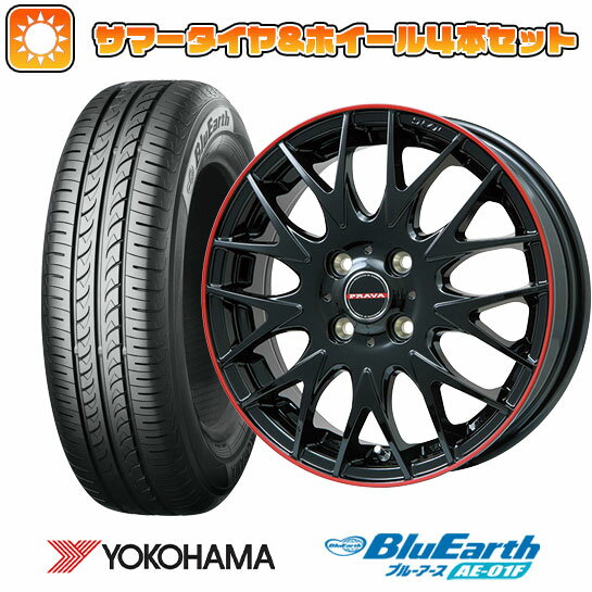 ڼоݡ205/65R15 ƥ ۥ4ܥå (5/114) YOKOHAMA ֥롼 AE-01F ӥå LEYSEEN ץ9MJrII ֥å/åɥ 15̵