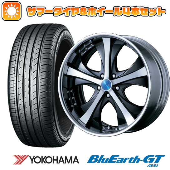 【取付対象】245/40R19 夏タイヤ ホイール4本セット YOKOHAMA ブルーアース GT AE51 (5/114車用) MZ SPEED JJブレイクスルー 19インチ【送料無料】