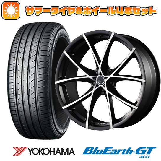 【取付対象】245/45R19 夏タイヤ ホイール4本セット YOKOHAMA ブルーアース GT AE51 (5/100車用) MZ SPEED ジュリア フルスロットル 19インチ【送料無料】