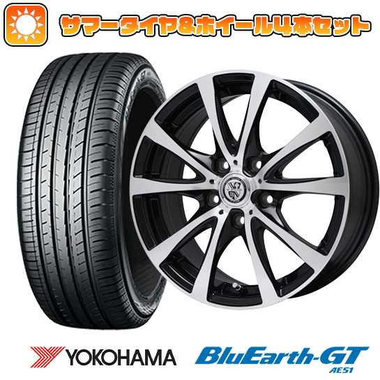 【取付対象】225/45R18 夏タイヤ ホイール4本セット YOKOHAMA ブルーアース GT AE51 (5/114車用) BIGWAY TRG バーン XP 18インチ【送料無料】