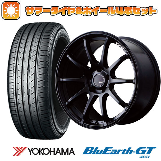 【取付対象】235/35R19 夏タイヤ ホイール4本セット YOKOHAMA ブルーアース GT AE51 (5/114車用) SSR GTV02 19インチ【送料無料】