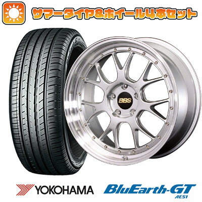 【取付対象】235/35R19 夏タイヤ ホイール4本セット YOKOHAMA ブルーアース GT AE51 (5/114車用) BBS JAPAN LM-R 19インチ(送料無料)