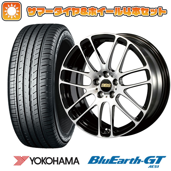 ytΏہz215/45R17 ă^C zC[4{Zbg (5/114ԗp) YOKOHAMA u[A[X GT AE51 BBS JAPAN RE-L2 ubN_CJbg 17C`yz