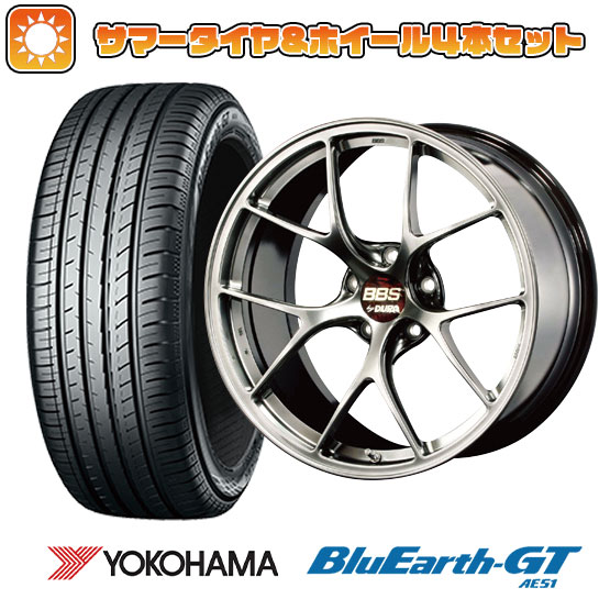 【取付対象】235/35R19 夏タイヤ ホイール4本セット YOKOHAMA ブルーアース GT AE51 (5/114車用) BBS JAPAN RI-D 19インチ(送料無料)