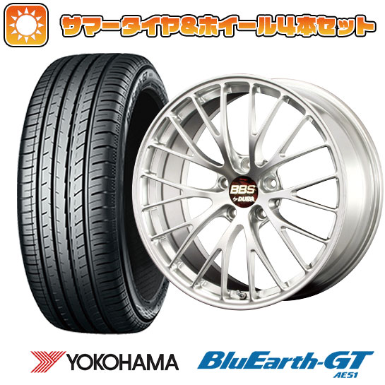 【取付対象】235/35R19 夏タイヤ ホイール4本セット YOKOH+AMA ブルーアース GT AE51 (5/114車用) BBS JAPAN RZ-D 19インチ(送料無料)