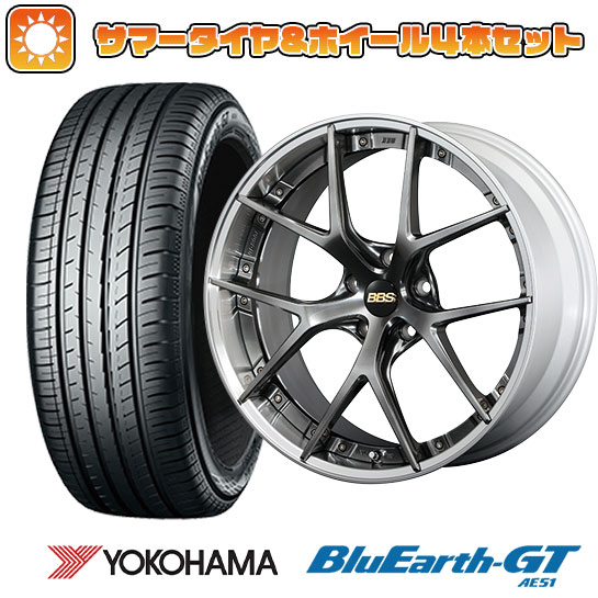 【取付対象】 245/35R20 夏タイヤ ホイール4本セット YOKOHAMA ブルーアース GT AE51 (5/114車用) BBS JAPAN RI-S 20インチ【送料無料】