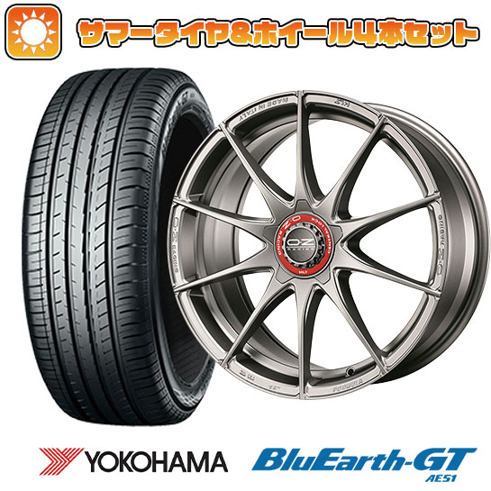 【取付対象】215/40R18 夏タイヤ ホイール4本セット プリウス YOKOHAMA ブルーアース GT AE51 OZ フォーミュラHLT 18インチ【送料無料】