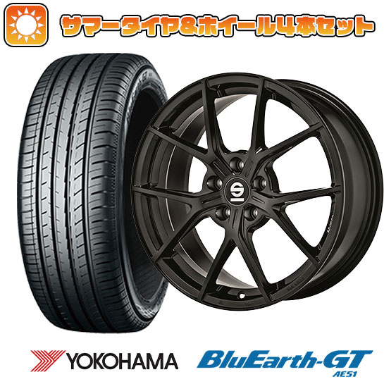 【取付対象】245/40R19 夏タイヤ ホイール4本セット YOKOHAMA ブルーアース GT AE51 (5/114車用) OZ SPARCO ポディオ 19インチ【送料無料】