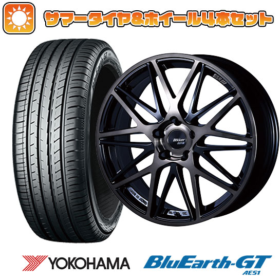【取付対象】205/50R17 夏タイヤ ホイール4本セット YOKOHAMA ブルーアース GT AE51 (5/114車用) SSR ブリッカー 01M 17インチ【送料無料】