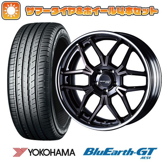 【取付対象】225/40R19 夏タイヤ ホイール4本セット YOKOHAMA ブルーアース GT AE51 (5/114車用) SSR エグゼキューター EX06R 19インチ【送料無料】