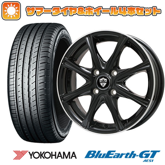 【取付対象】185/65R15 夏タイヤ ホイール4本セット シエンタ 2022- YOKOHAMA ブルーアース GT AE51 BRANDLE ER16B 15インチ【送料無料】