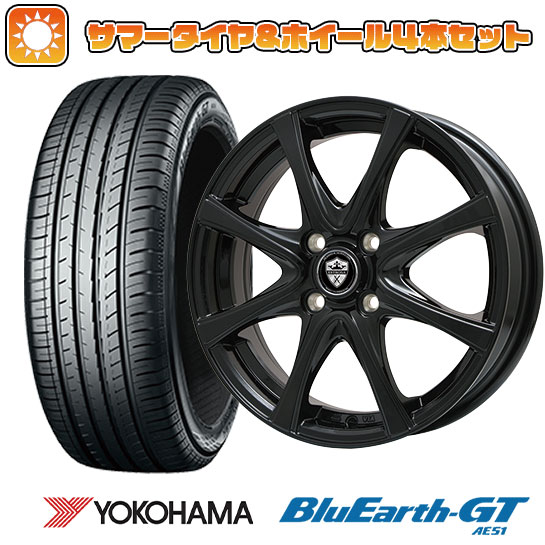 【取付対象】195/65R15 夏タイヤ ホイール4本セット YOKOHAMA ブルーアース GT AE51 (5/114車用) BRANDLE KF25B 15インチ【送料無料】