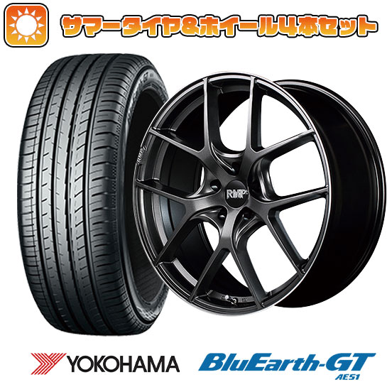 エントリーしてポイント7倍![5/23 20:00-5/27 01:59] 【取付対象】245/40R19 夏タイヤ ホイール4本セット YOKOHAMA ブルーアース GT AE51 (5/114車用) MID RMP 025F 19インチ【送料無料】