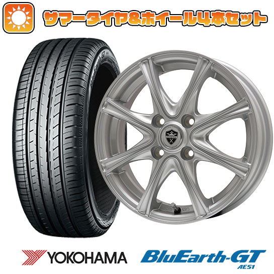 ڼоݡ195/55R15 ƥ ۥ4ܥå (4/100) YOKOHAMA ֥롼 GT AE51 ֥ɥ ER16 15̵