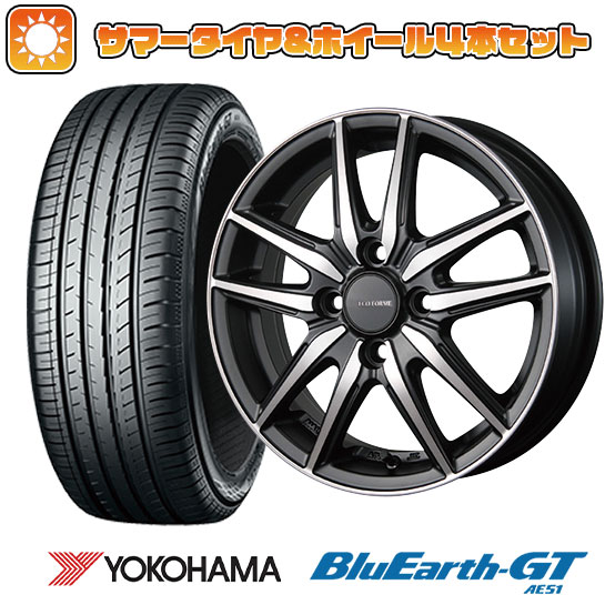 【取付対象】195/45R16 夏タイヤ ホイール4本セット YOKOHAMA ブルーアース GT AE51 (4/100車用) BRIDGESTONE エコフォルム CRS20 16インチ【送料無料】