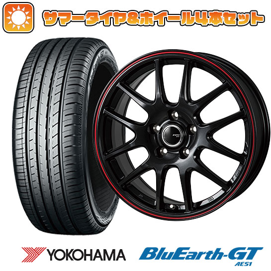 【取付対象】195/60R17 夏タイヤ ホイール4本セット 60系プリウス YOKOHAMA ブルーアース GT AE51 MONZA JPスタイル ジェファ 17インチ【送料無料】