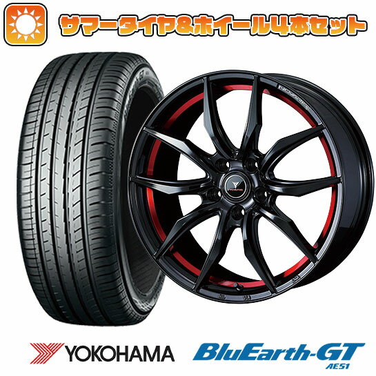 205/45R17 夏タイヤ ホイール4本セット シエンタ 2022 YOKOHAMA ブルーアース GT AE51 WEDS ノヴァリス ローグ VF 17インチ