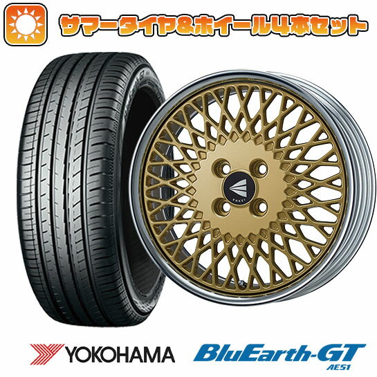 エントリーしてポイント7倍! 195/60R17 夏タイヤ ホイール4本セット ライズ/ロッキー（ガソリン） YOKOHAMA ブルーアース GT AE51 エンケイ ネオクラシック メッシュ4 ネオ 17インチ