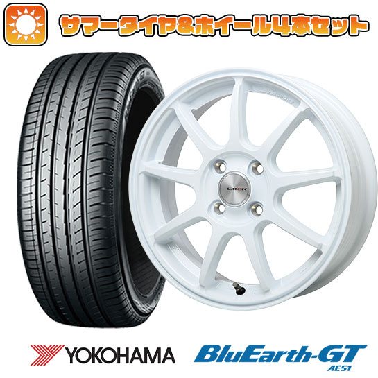 ڼоݡ175/65R15 ƥ ۥ4ܥå YOKOHAMA ֥롼 GT AE51 (4/100) LEHRMEISTER LMݡLM-QR ۥ磻 15̵