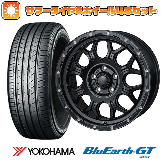 【取付対象】215/65R16 夏タイヤ ホイール4本セット YOKOHAMA ブルーアース GT AE51 (5/114車用) MONZA HI-BLOCK ジェラード 16インチ【送料無料】