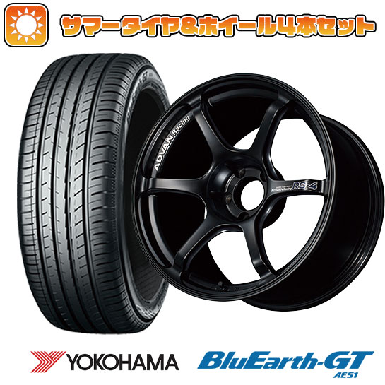 【取付対象】215/40R18 夏タイヤ ホイール4本セット プリウス YOKOHAMA ブルーアース GT AE51 YOKOHAMA アドバンレーシング RG4 18インチ【送料無料】