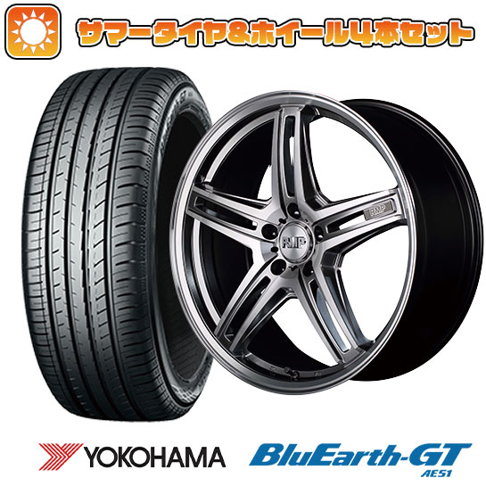 【取付対象】245/35R20 夏タイヤ ホイール4本セット YOKOHAMA ブルーアース GT AE51 (5/114車用) MID RMP 520F 20インチ【送料無料】