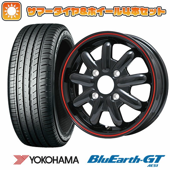 ڼоݡ155/65R14 ƥ ۥ4ܥå YOKOHAMA ֥롼 GT AE51 (ڼư) BRANDLE...
