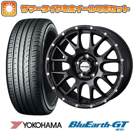 215/45R18 夏タイヤ ホイール4本セット (5/114車用) YOKOHAMA ブルーアース GT AE51 ウェッズ ウェッズアドベンチャー マッドヴァンス 08 18インチ