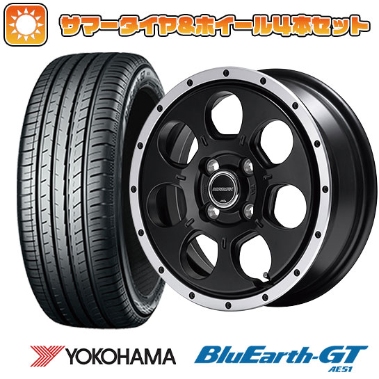 215/65R16 夏タイヤ ホイール4本セット YOKOHAMA ブルーアース GT AE51 (5/114車用) MID ロードマックス WO-7 16インチ